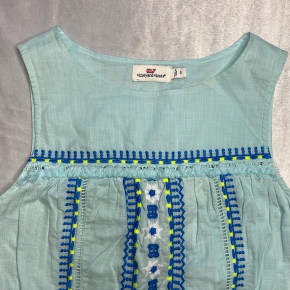 Vineyard Vines Embroidered Shift Dress - Picture 4 of 16